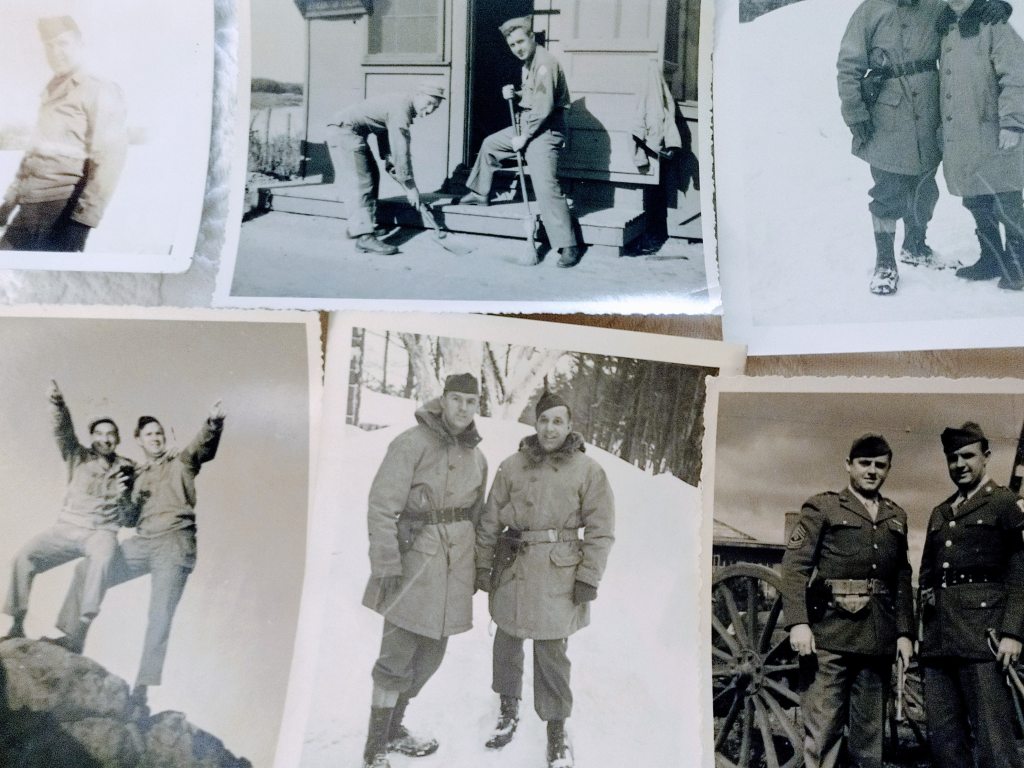 Pictures of my father during WWII in Newfoundland and then Bangor, Maine
