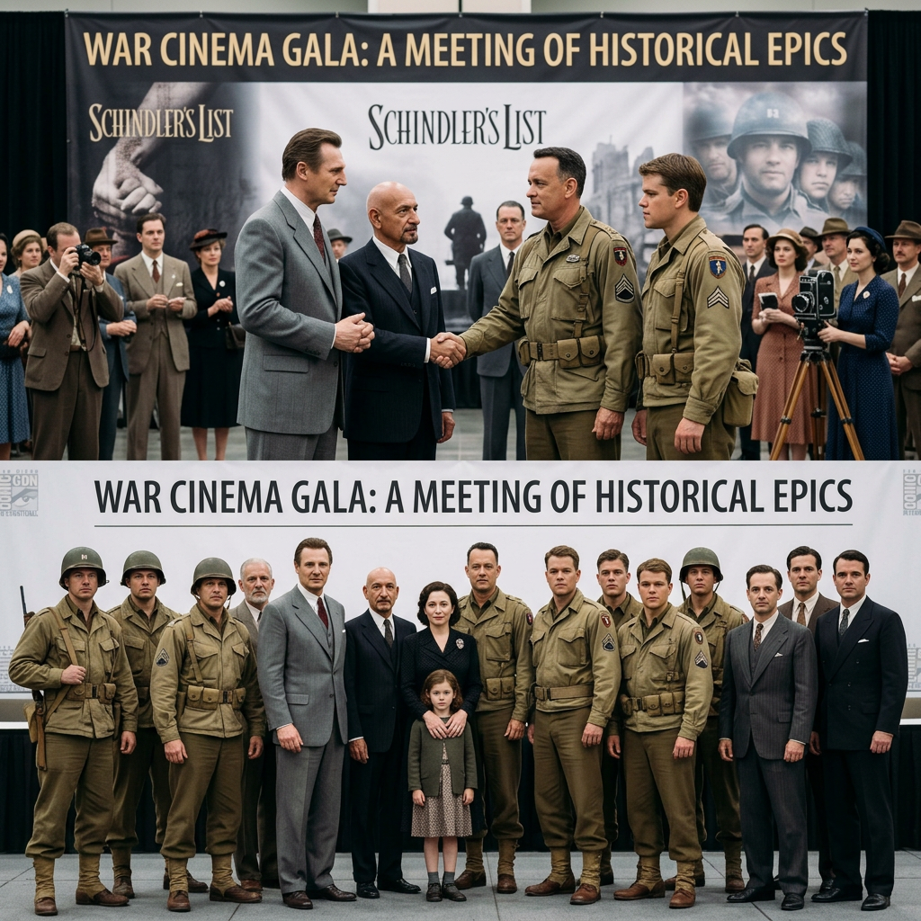 Fantasy Meets Sci-Fi Gala banner with fantasy and science-fiction characters greeting one another