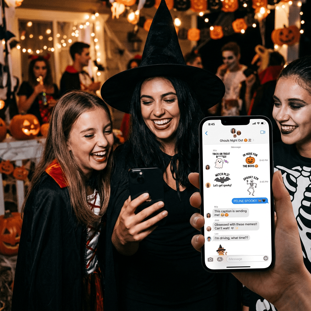 Small Halloween texting memes